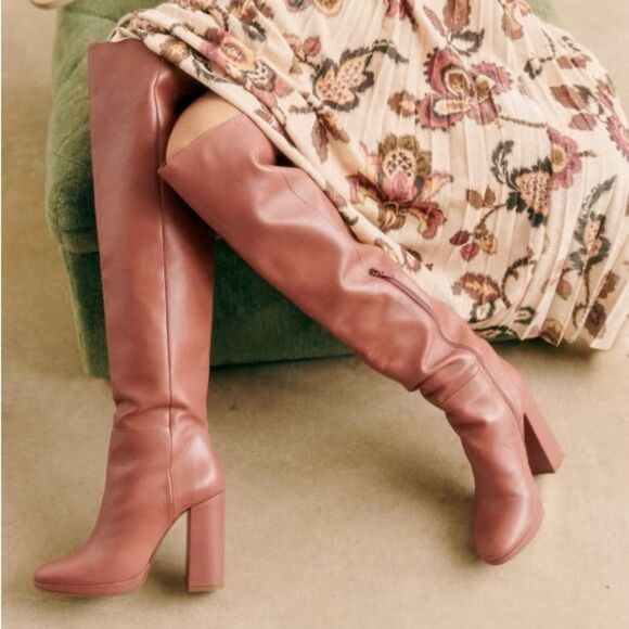 Sezane Shoes - Sezane Apolline OTK Boots 39